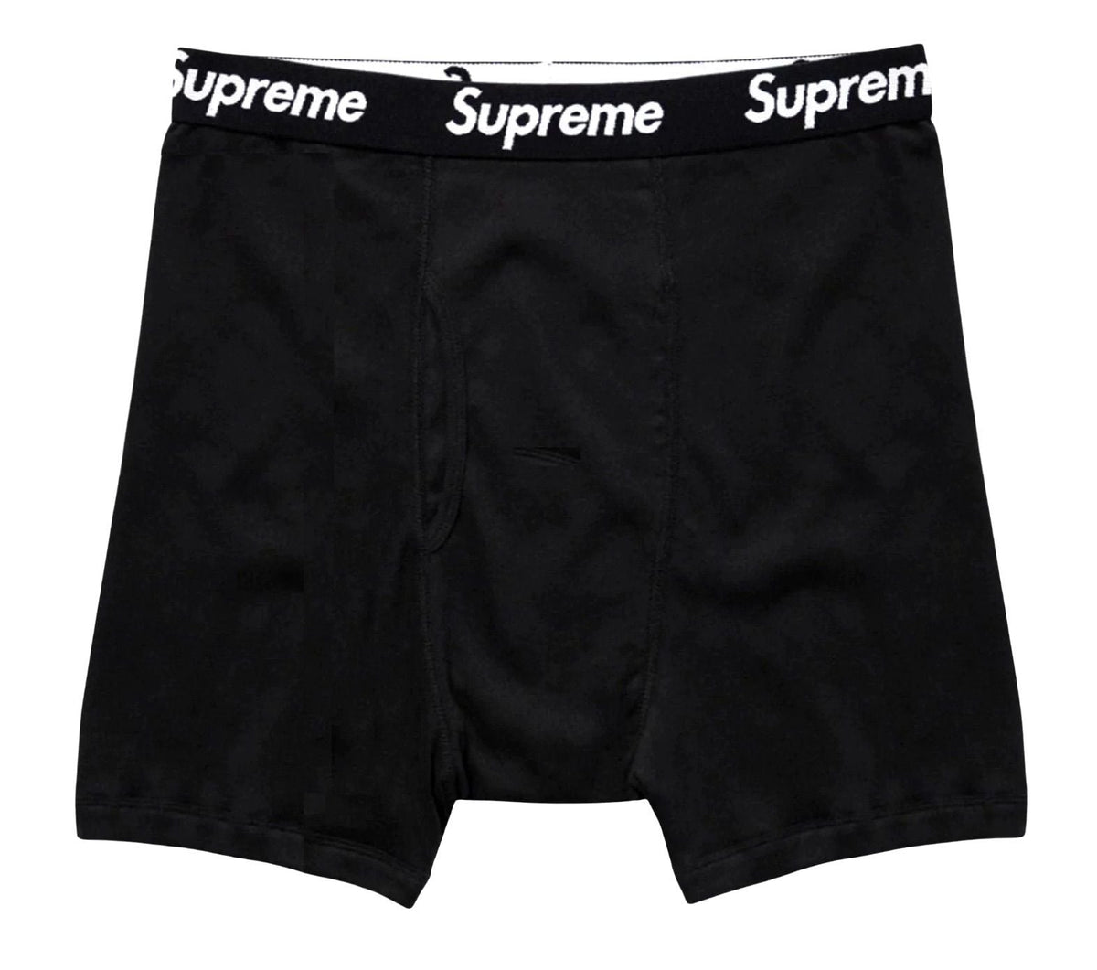 Supreme Hanes Boxer Briefs (1 Pair) Black