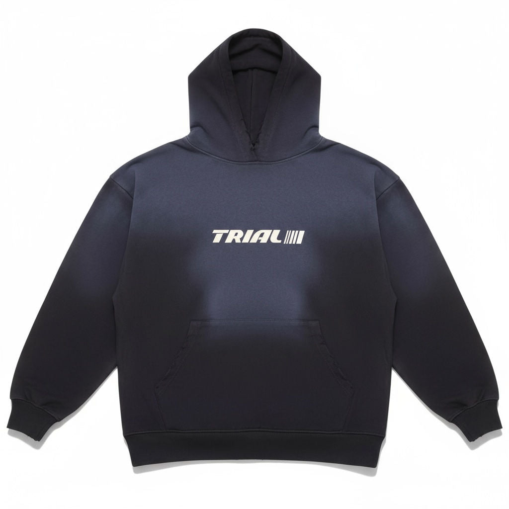 Trial Run Racing Collection Hoodie - Washed Black