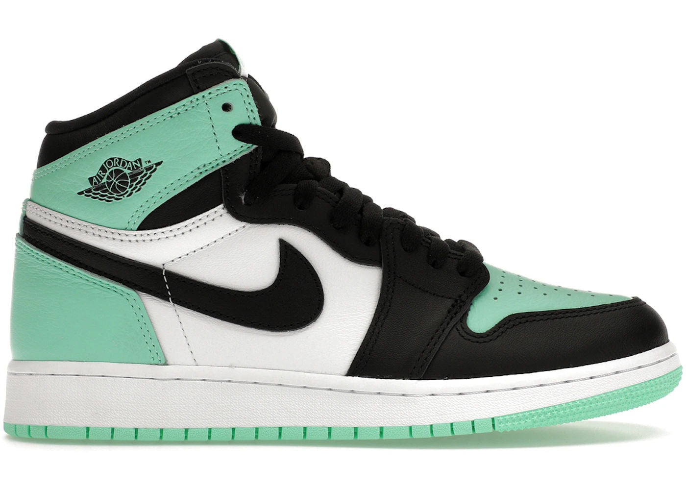 Jordan 1 Retro High OG Green Glow (GS) (No Box)