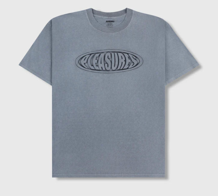 Pleasures "Sandblast" Tee Silver