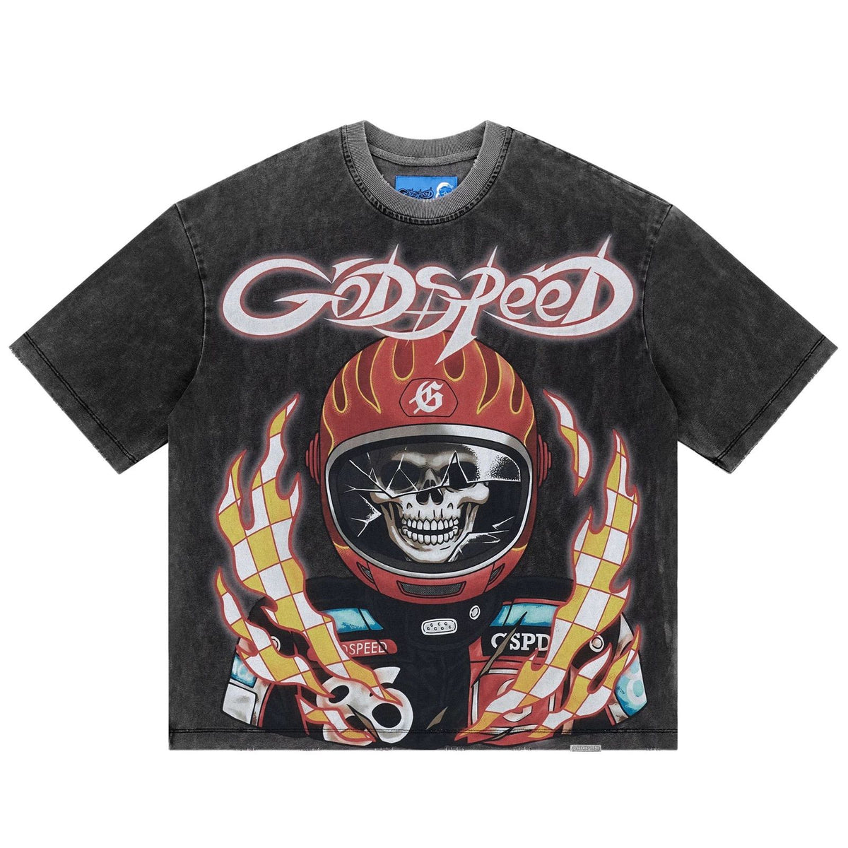 Godspeed Road Rage Tee (GREY WASH)