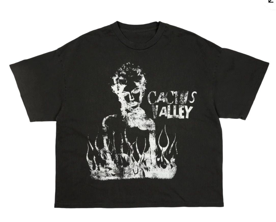 AZVA Cactus Lady Tee - Black