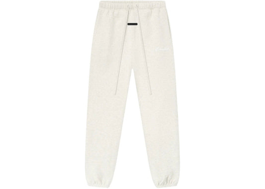 Fear of God Essentials Signature Classic Sweatpant Oatmeal Heather/Light Heather