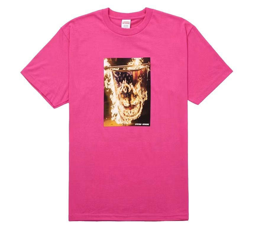 Supreme Spitfire Flag Tee Pink