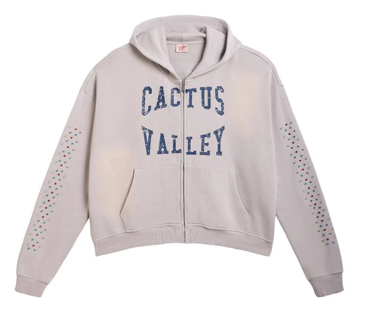 AZVA Crystal Valley Zip-Up Hoodie