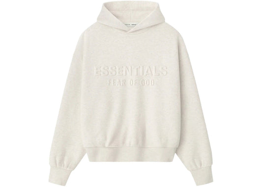 Fear of God Essentials Embossed Essentials Classic Hoodie Oatmeal Heather