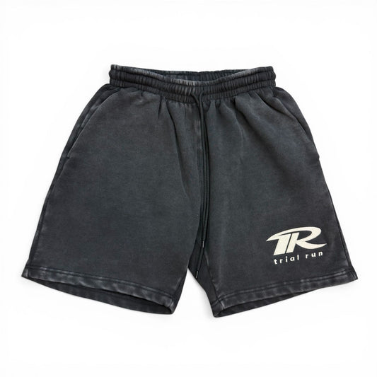 Trial Run Volley Shorts - Washed Black