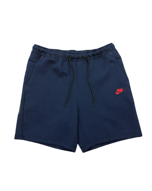 Nike Tech Fleece Shorts Obsidian/Speed Red