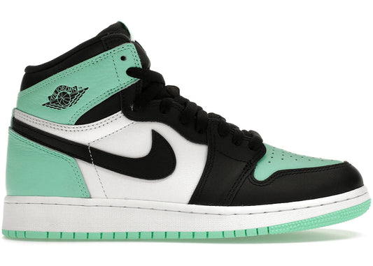 Jordan 1 Retro High OG Green Glow (GS) (No Box)