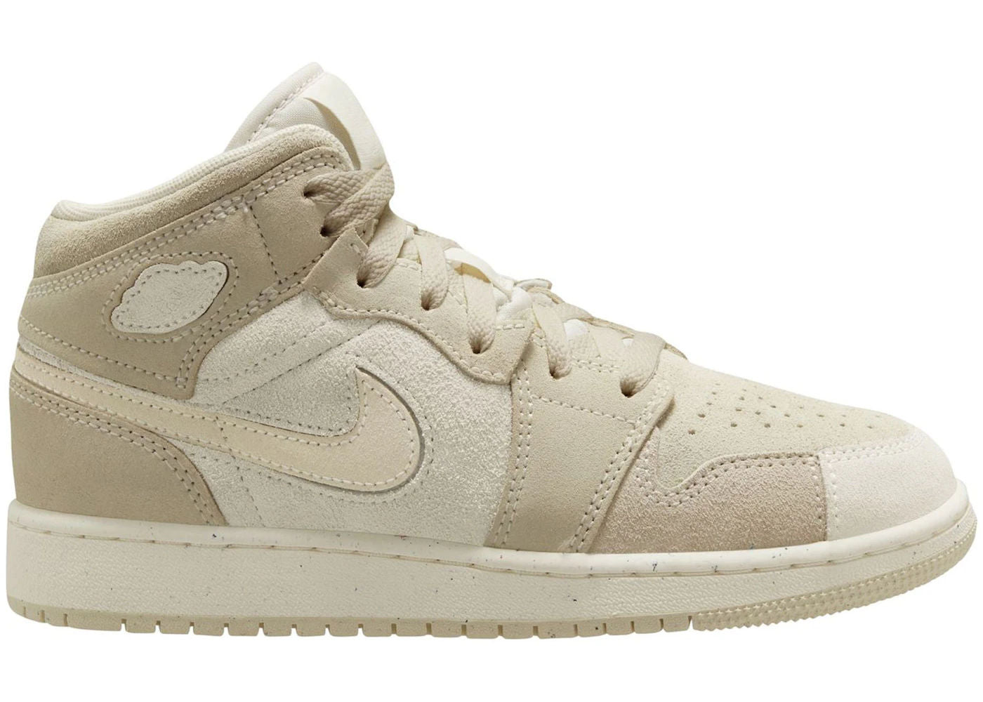 Jordan 1 Mid SE Craft Pale Ivory (GS) (No Box)