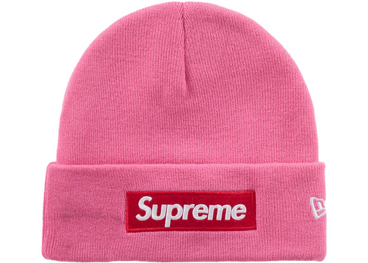 Supreme New Era Box Logo Beanie (FW25) Magenta