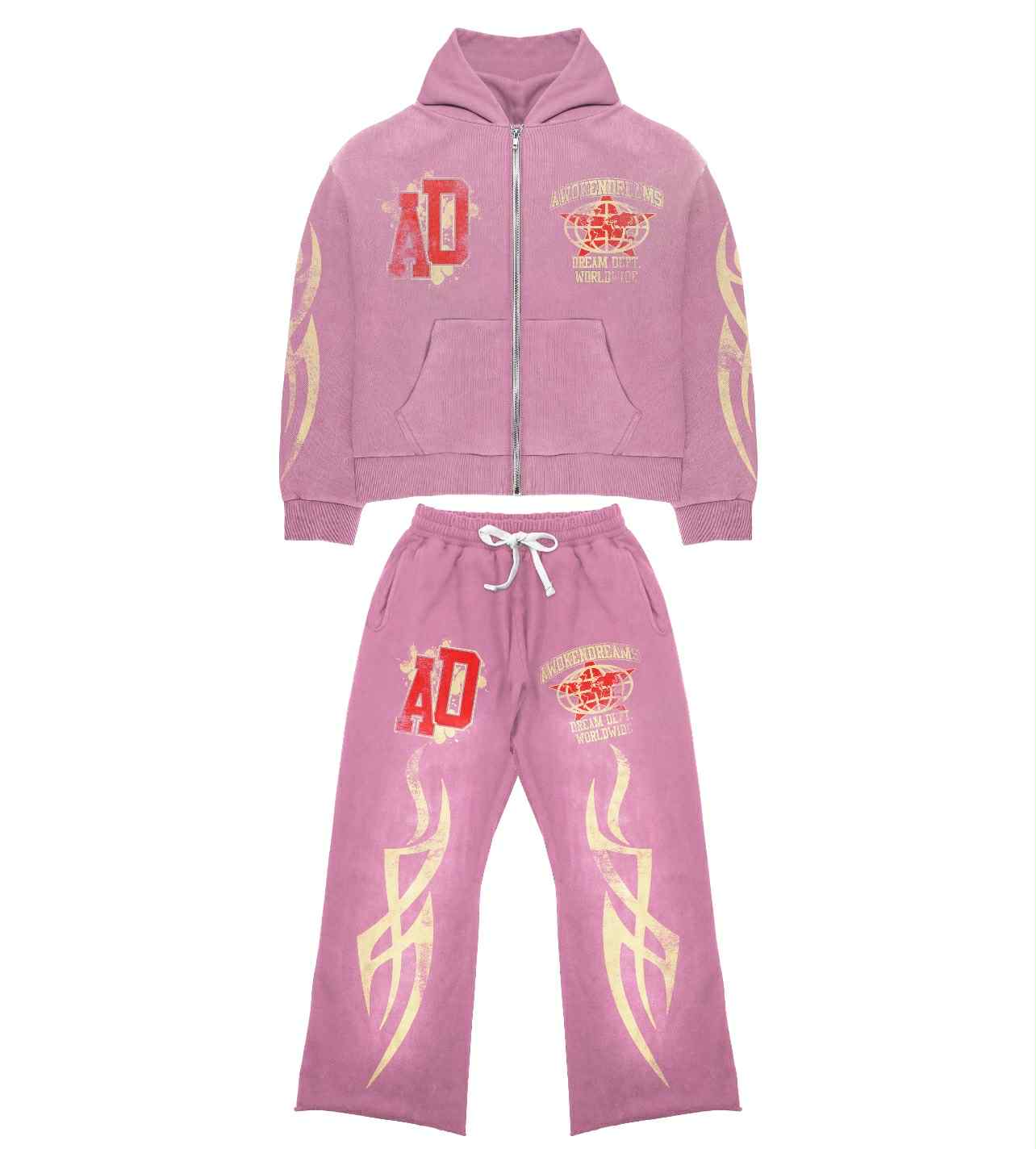 Awoken Dreams Sweatsuit Varsity Pink