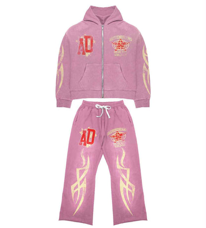 Awoken Dreams Sweatsuit Varsity Pink