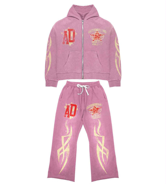 Awoken Dreams Sweatsuit Varsity Pink
